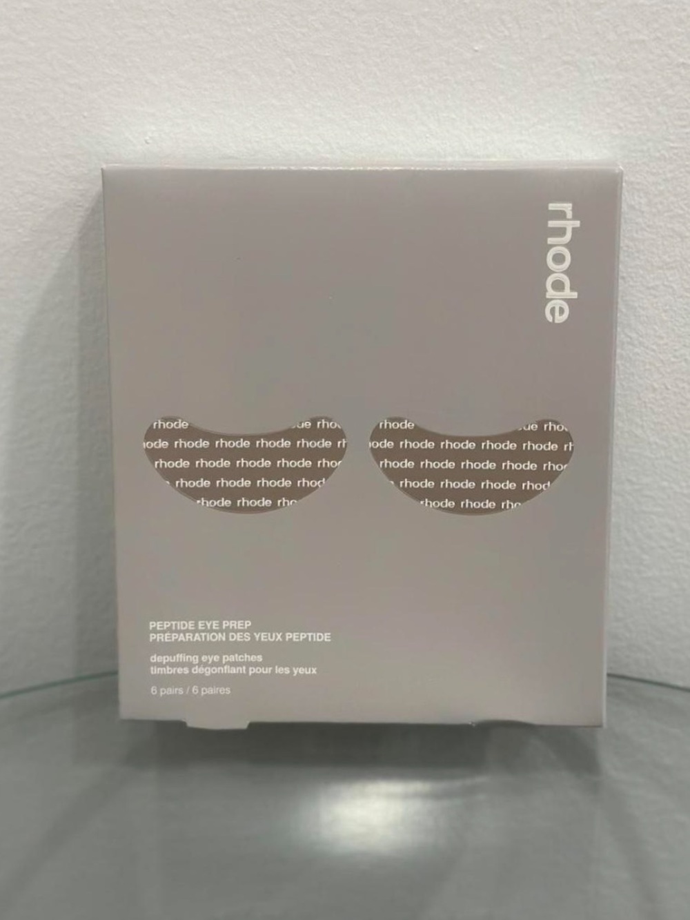RHODE Peptide Eye Prep - Depuffing Eye patches (6 pairs in one)